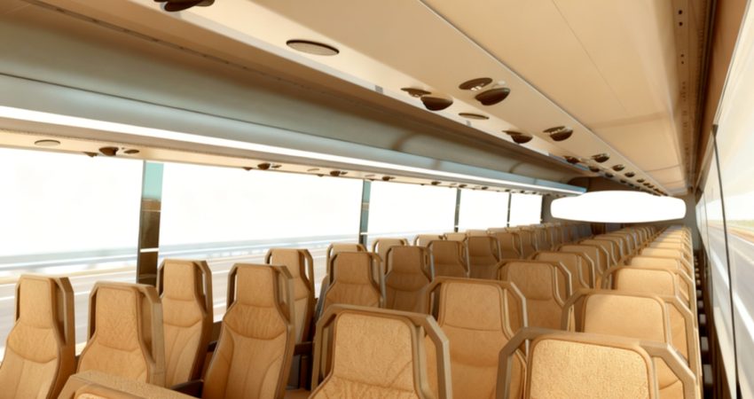 Diseño de sistema modular de galerías portaequipajes interiores para autobuses y minibuses