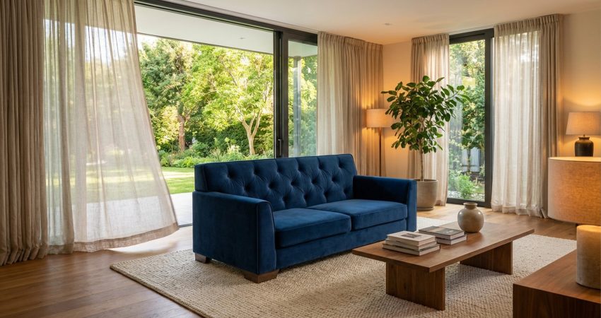 diseño industrial - sofá tapizado