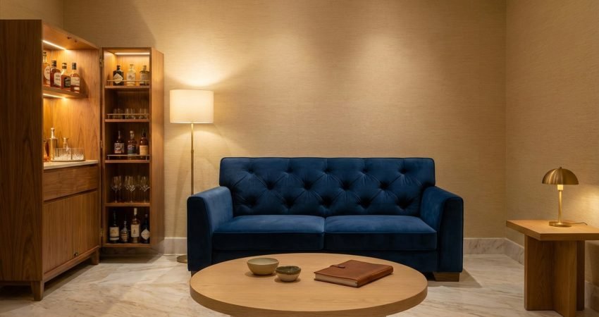 diseño industrial - sofá tapizado